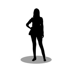 Women silhouette vector