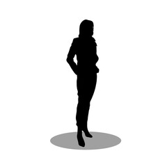 Women silhouette vector