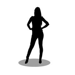 Women silhouette vector