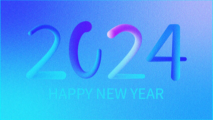 Happy New Year beautiful and colorful design illustration