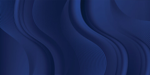 Dark blue premium background design with diagonal dark blue line pattern. Premium background design with diagonal dark blue stripes pattern. Vector horizontal template for digital luxury business eps2