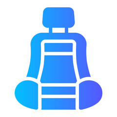 car seat Gradient icon