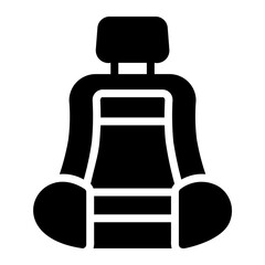 car seat Solid icon