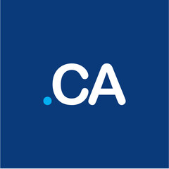 CA Initial logo management company luxury premium trendy - obrazy, fototapety, plakaty