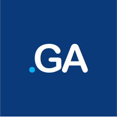 GA Initial logo management company luxury premium trendy