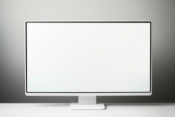 Blank Screen Displayed by Monitor. Generative AI