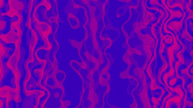 abstract wave, fluid lines, abstract retro, psychedelic, multicolor, wavy, vaporwave, flat, abstract, cartoon looping background.