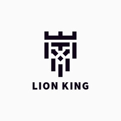 Obraz premium Lion king logo