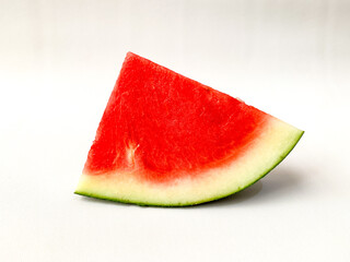 Watermelon slices isolated in white background
