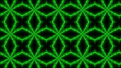 Abstract neon mandala design pattern illustration background