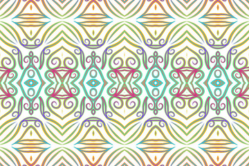 Luxurious colourful gradient modern Chinese oriental simple and aesthetic line art pattern for presentation template background 