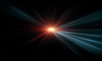 Light effect flare Glowing light explodes Light effect ray shining sun bright flash Special lens flare