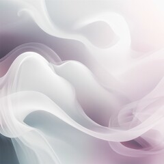 flowing white gradient smoke illustration background