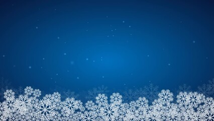 4K animated christmas background