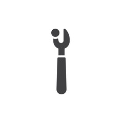Fototapeta premium Sewing buttonhole vector icon