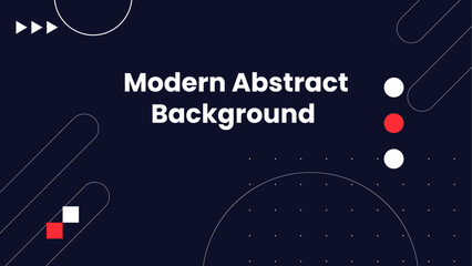 Fototapeta premium Minimal geometric background. Dynamic shapes composition. Eps10 vector.