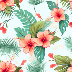 fabric pattern, seamless pattern flowers