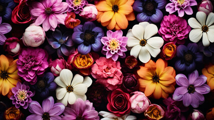Beautiful flowers - Floral background