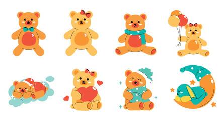 Obraz na płótnie Canvas Full Package of Sweet Teddy Bear