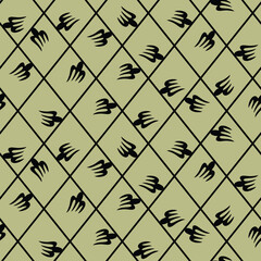 Hand-drawn background Seamless pattern for wallpaper, textile