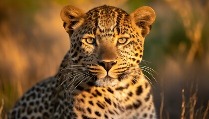 portrait of a leopard