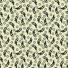 Hand-drawn background Seamless pattern for wallpaper, textile