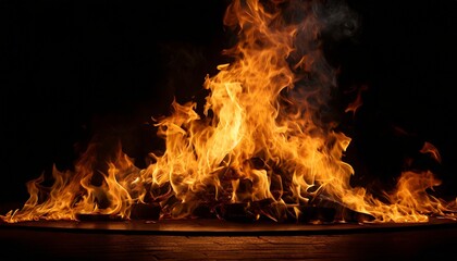 Fototapeta premium fire in the fireplace
