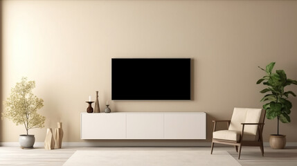 modern living room, Generative Ai