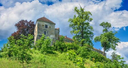 Nature around Svirzh Castle in Lviv region of Ukraine