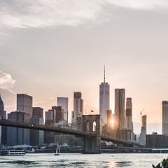 Obraz premium New York City Skyline from Brooklyn