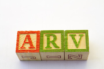 The term ARV displayed visually on a clear background with copy space