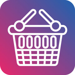 Vector Design Shopping Basket Icon Style