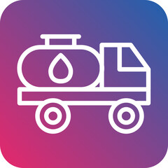 Vector Design Water Tanker Icon Style