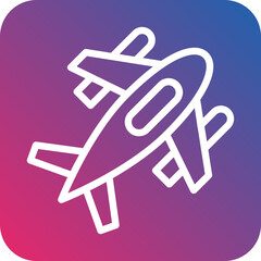 Vector Design Airplane Icon Style