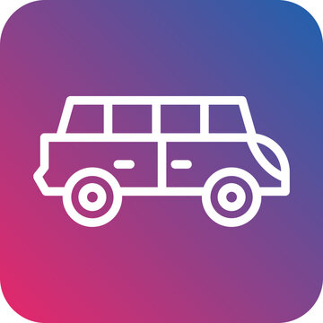 recommend clip art: Vector Design Limousine Icon Style