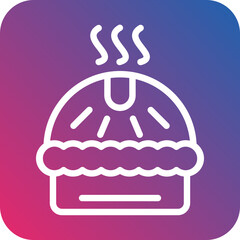 Vector Design Apple Pie Icon Style