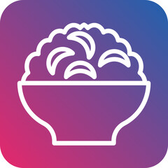 Vector Design Mac N Cheese Icon Style