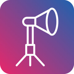 Vector Design Camera Reflector Icon Style