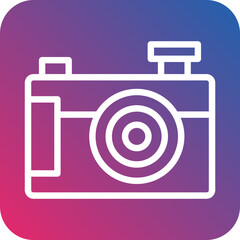 Vector Design Compact Camera Icon Style
