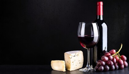 red wine and cheese