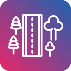 Vector Design Roadside Icon Style