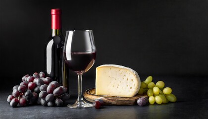red wine and cheese
