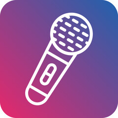 Vector Design Microphone Icon Style