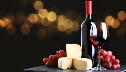 red wine and cheese