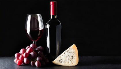 red wine and cheese