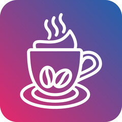 Vector Design Cappuccino Icon Style