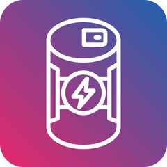 Fototapeta premium Vector Design Energy Drink Icon Style