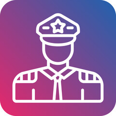 Vector Design Captain Icon Style