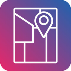 Vector Design GPS Icon Style