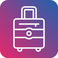 Vector Design Luggage Icon Style